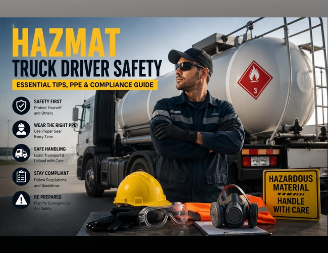 Hazmat Truck Driver Safety: Essential Tips, PPE & Compliance Guide